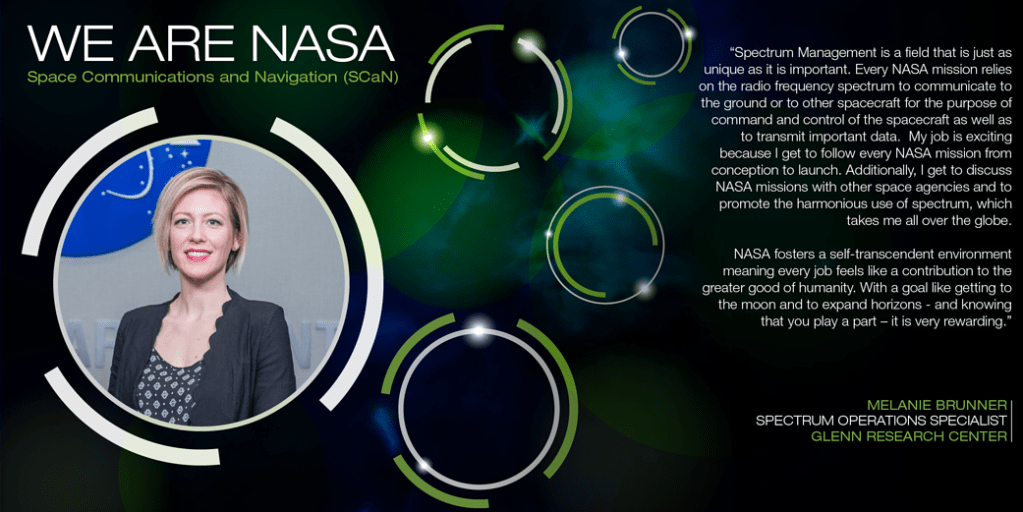 We Are NASA: Melanie Brunner, Spectrum Operations Specialist