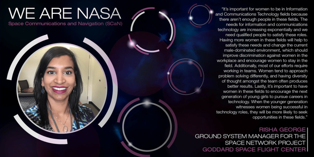 We Are NASA: Risha George, Ground System Manager for the Space Network Project
