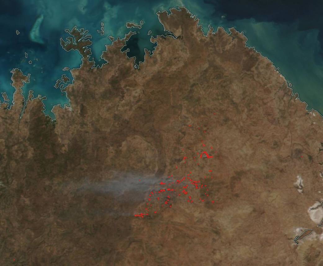 Prescribed fires in Western Australia