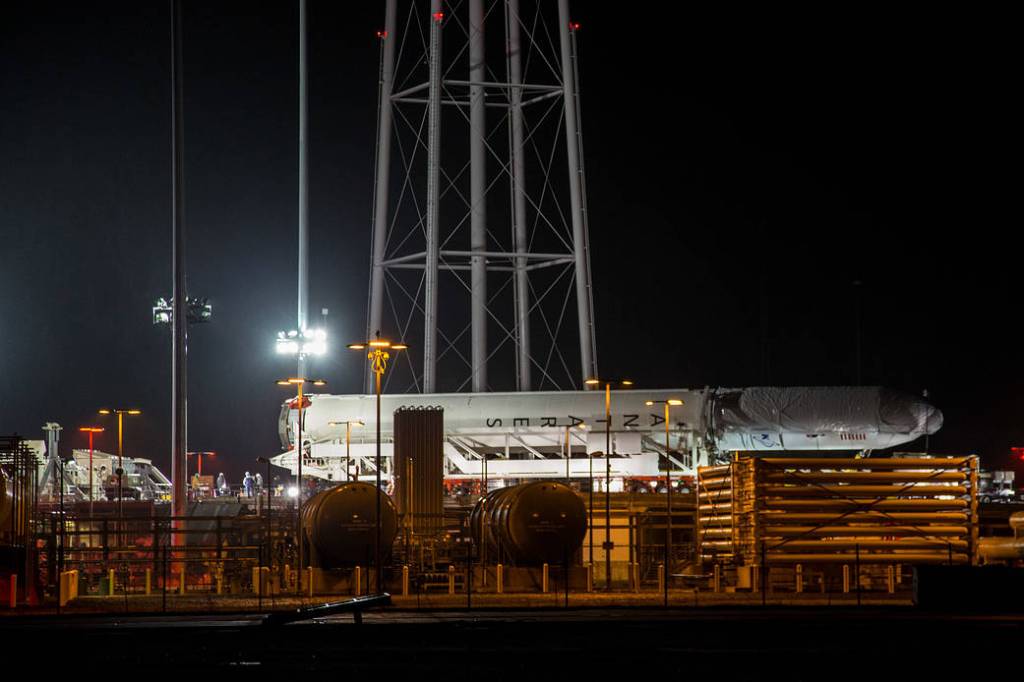 Antares Rolls to the Pad