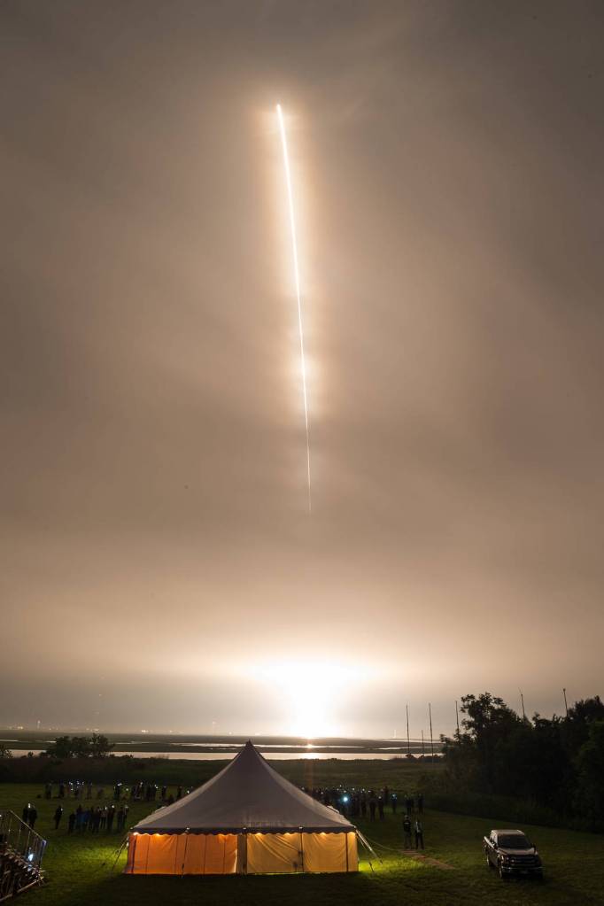 Launch of Orbital ATK Antares From NASA’s Wallops Flight Facility