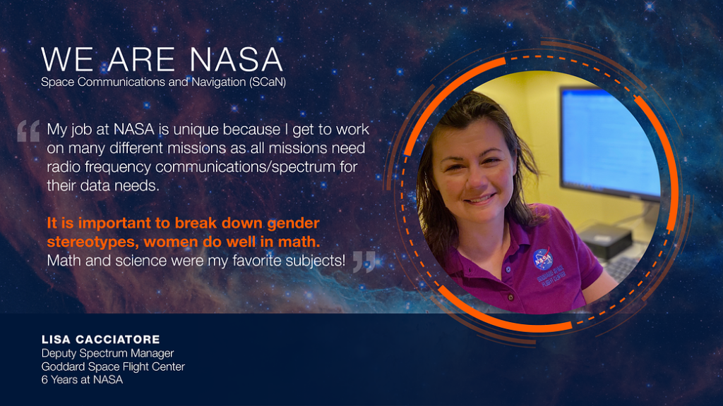 We Are NASA: Lisa Cacciatore, Deputy Spectrum Manager