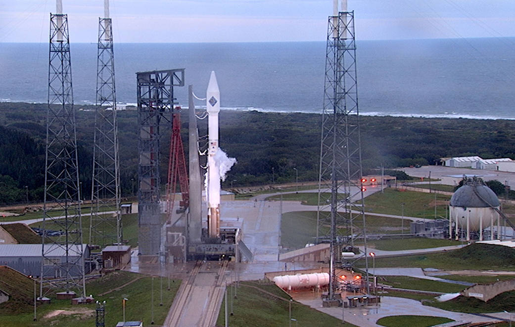 Atlas V Fueling Underway for Orbital ATK CRS-4