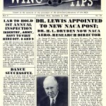 Front page of 1947 NACA newsletter.