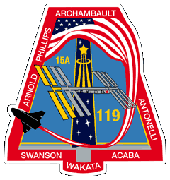 Mission patch for STS-119