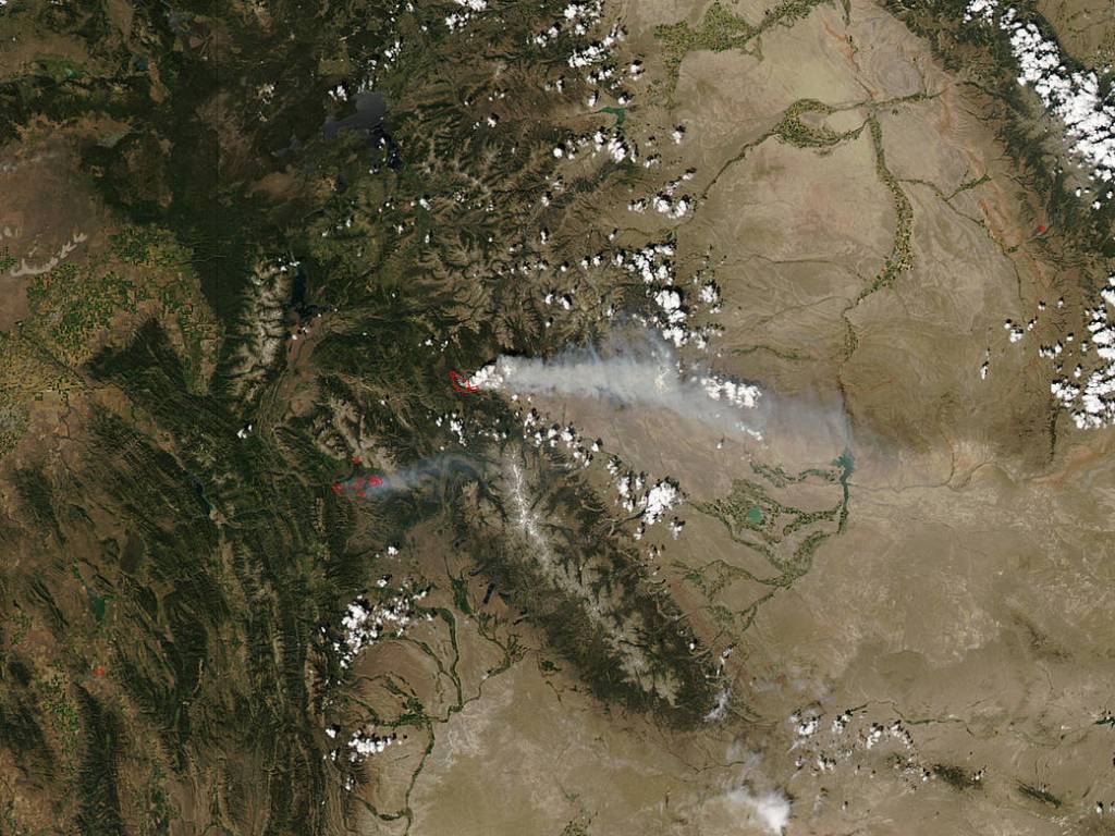 Cliff Creek and Lava Mountain Fires in Wyoming – July 26, 2016