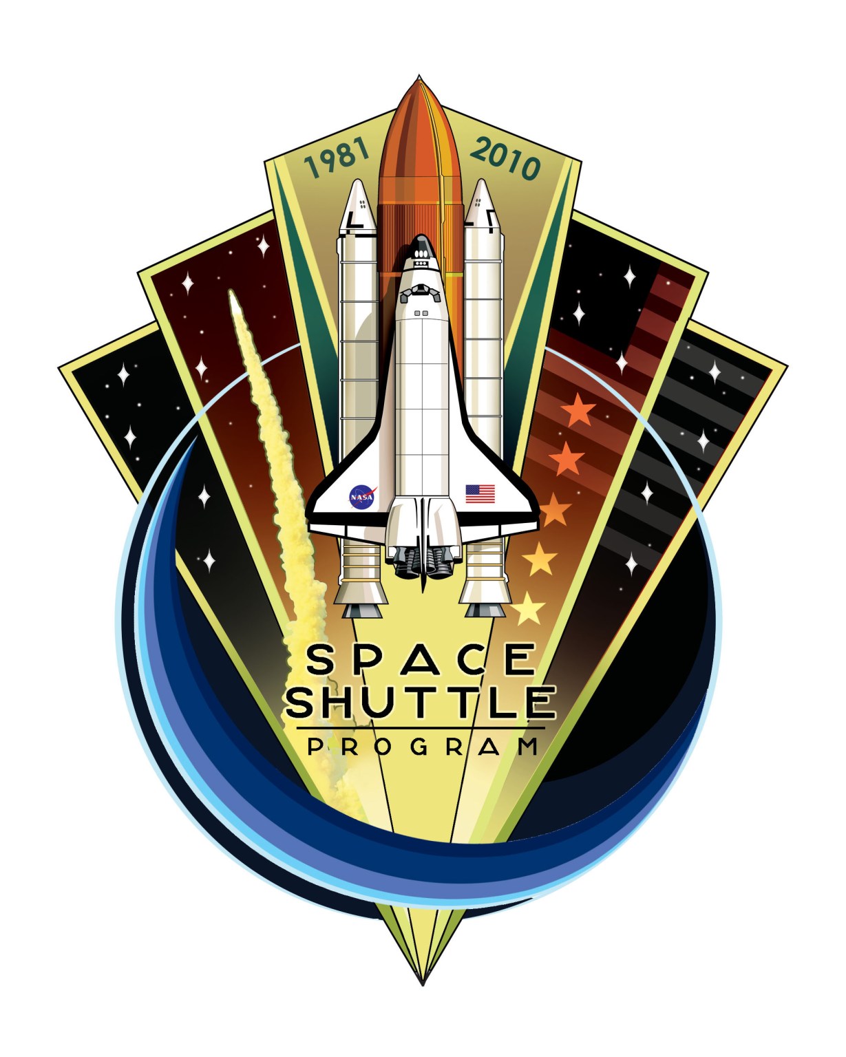 Commemorative 30 year patch for Space Shuttle Program