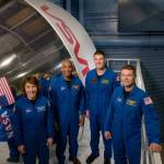 NASA astronauts Reid Wiseman, Victor Glover, and Christina Hammock Koch, and CSA astronaut Jeremy Hansen were announced Monday, April 3 as the four astronauts who will venture around the Moon on Artemis II.