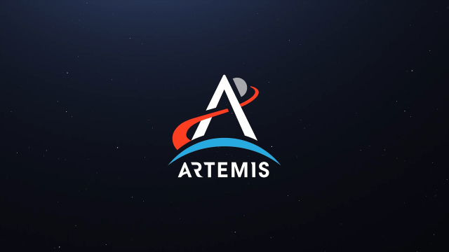 Artemis logo on a starfield