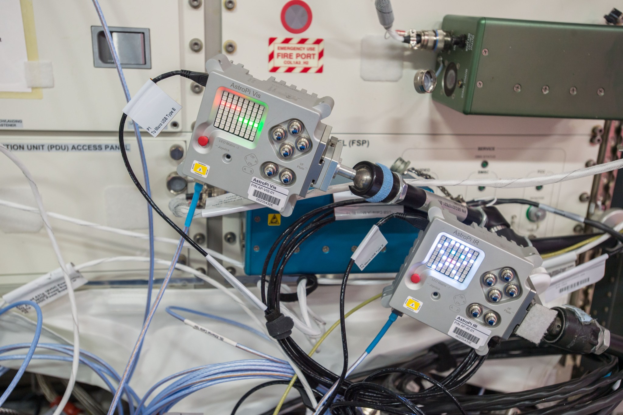 These AstroPi computers on the space station support a student project that encourages interest in computing and coding and other science, technology, engineering, and mathematics (STEM) subjects.