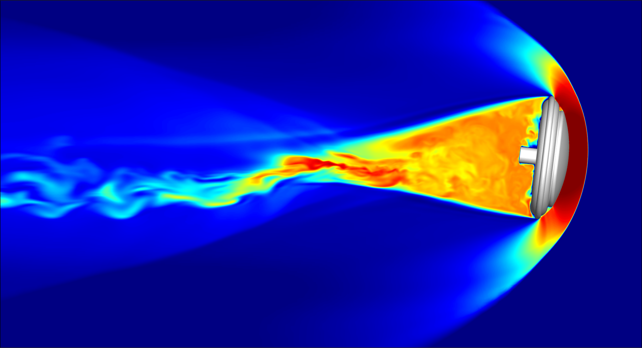 Free-flight computational fluid dynamics provides analysts with a desktop ballistic range for determining entry vehicle dynamics and the physics that drive them.