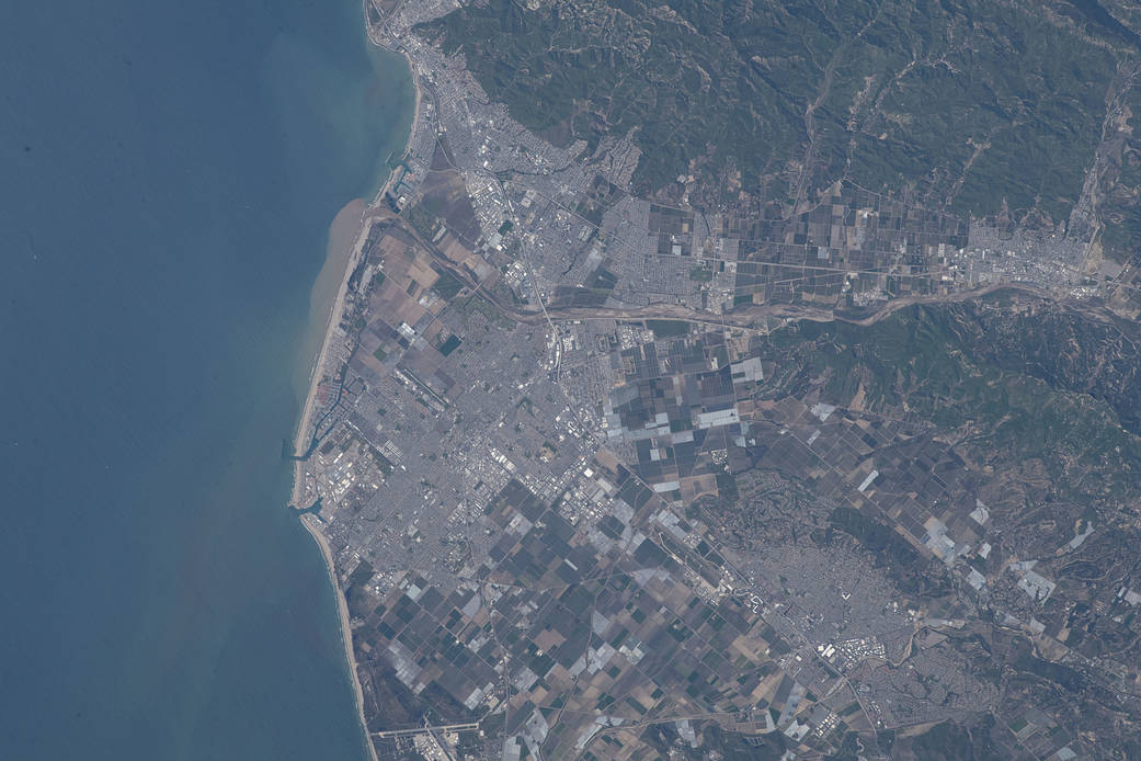 Ventura County on the Pacific coast of California