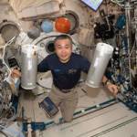 JAXA astronaut Koichi Wakata prepares Moderate Temperature PCG samples to ride the SpaceX Dragon cargo craft back to Earth for additional analysis.