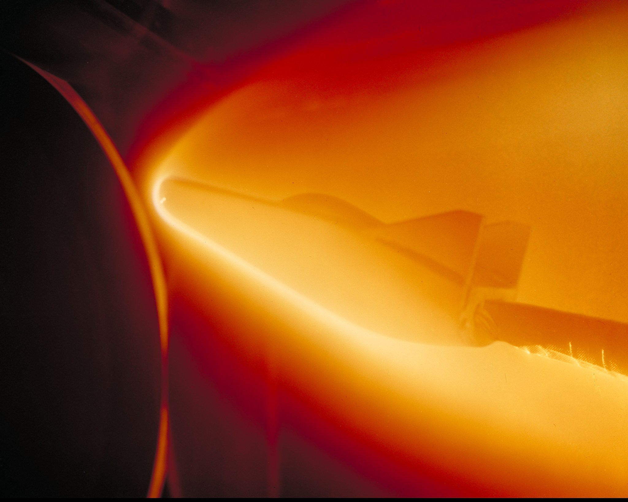 Arc jet test at NASA Ames Research Center