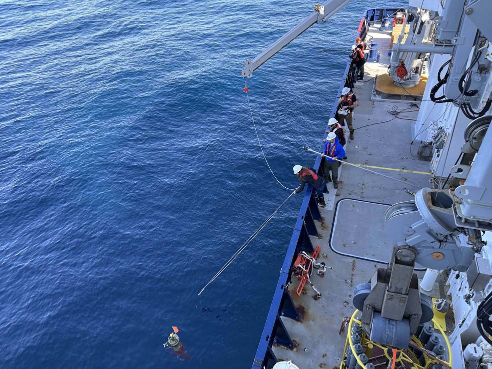 The Sally Ride, shown here, is part of NASA’s S-MODE (Sub-Mesoscale Ocean Dynamics Experiment) u002du002d a plane, ship, and ocean glider campaign to better understand the ocean’s impact on Earth’s climate.