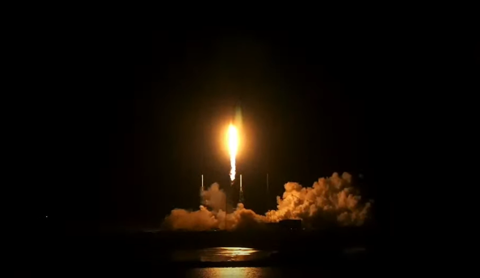 NASA’s Tropospheric Emissions: Monitoring of Pollution (TEMPO) instrument launched 12:30 a.m. EDT Friday, April 7 as a payload on Intelsat 40E aboard a SpaceX Falcon 9 rocket from Cape Canaveral Space Force Station in Florida.