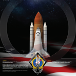 Screenshot of the STS-135 mission poster