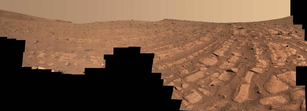 NASA’s Perseverance Mars rover captured this scene at a location nicknamed “Skrinkle Haven”