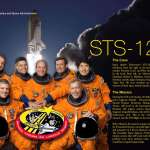 Screenshot of the STS-123 crew poster