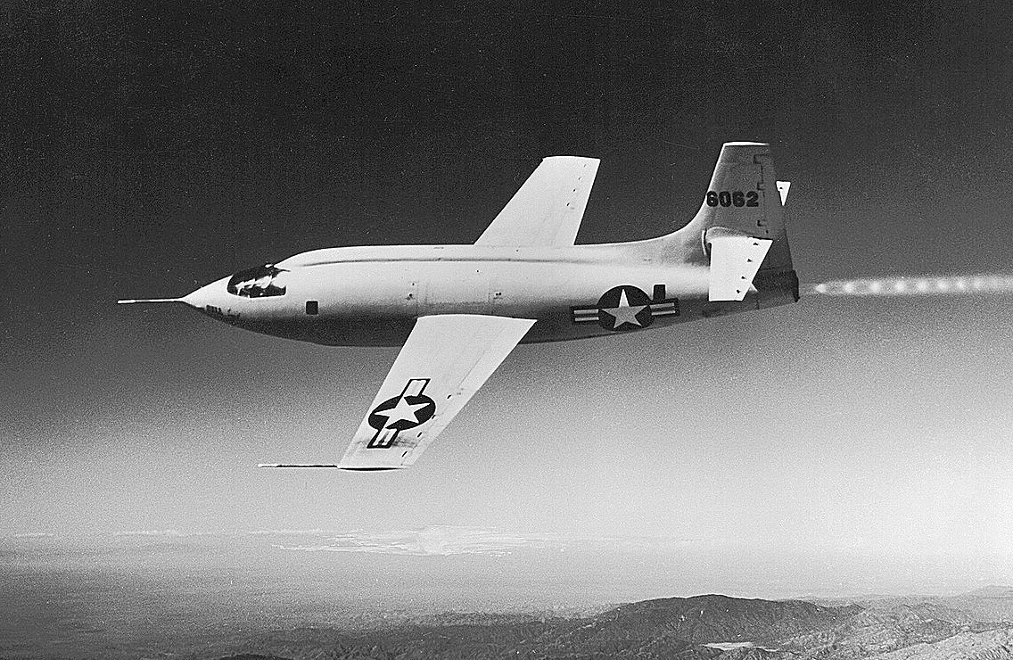X-plane in flight.
