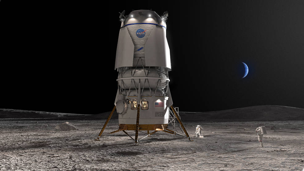 NASA Selects Blue Origin as Second Artemis Lunar Lander Provider - NASA