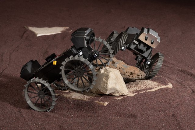 The Game Changing Development Projects Cooperative Autonomous Distributed Robotic Exploration (CADRE) project is developing a network of shoebox-size rovers that can work together to explore planetary surfaces as a team