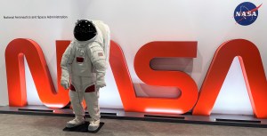 Collins Aerospace's next-generation spacesuit prototype for use the International Space Station.