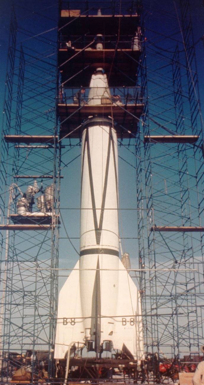 first_two-stage_rocket_bumper_8_in_gantry_us_army_photo