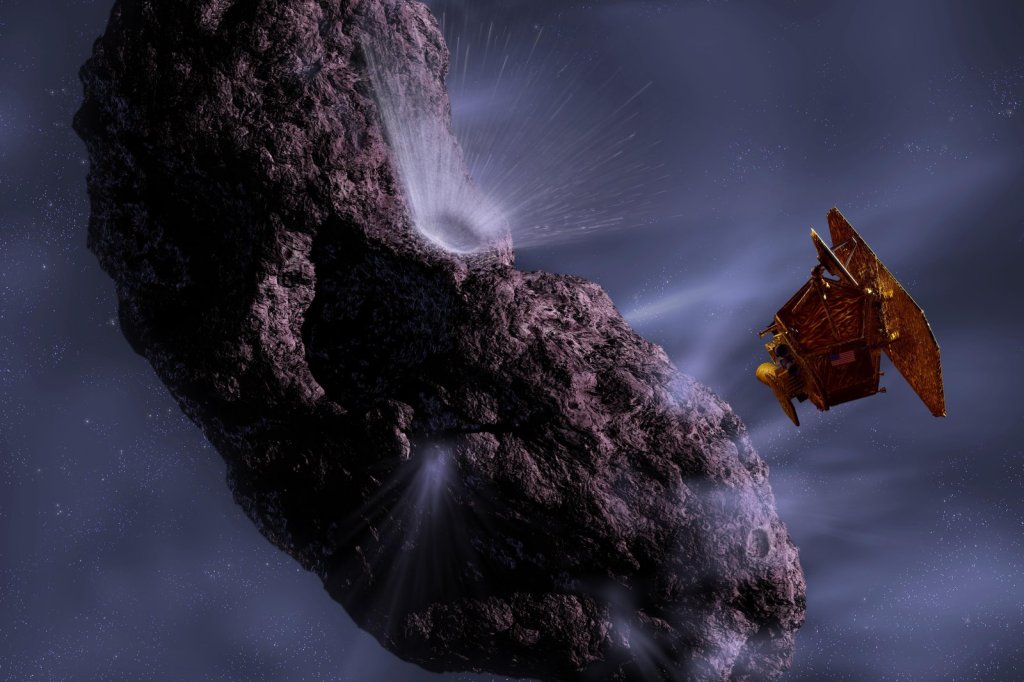 Artist's concept of Deep Impact