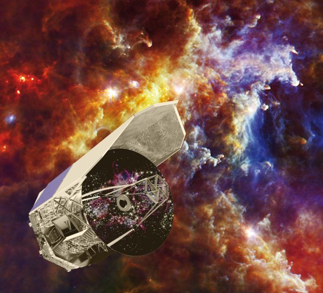 Artist's concept of Herschel Space Observatory