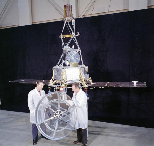 Mariner 1 in JPL's Spacecraft Assembly Facility