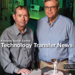 The cover of the fall 2023 issue of Kennedy Space Center's Technology Transfer magazine.