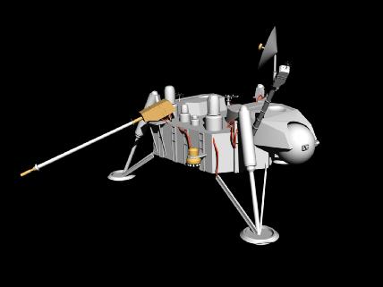 Model of the Viking lander