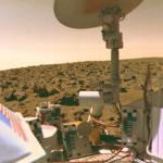 This is a photo from surface of Mars as seen from the Viking 2 lander.