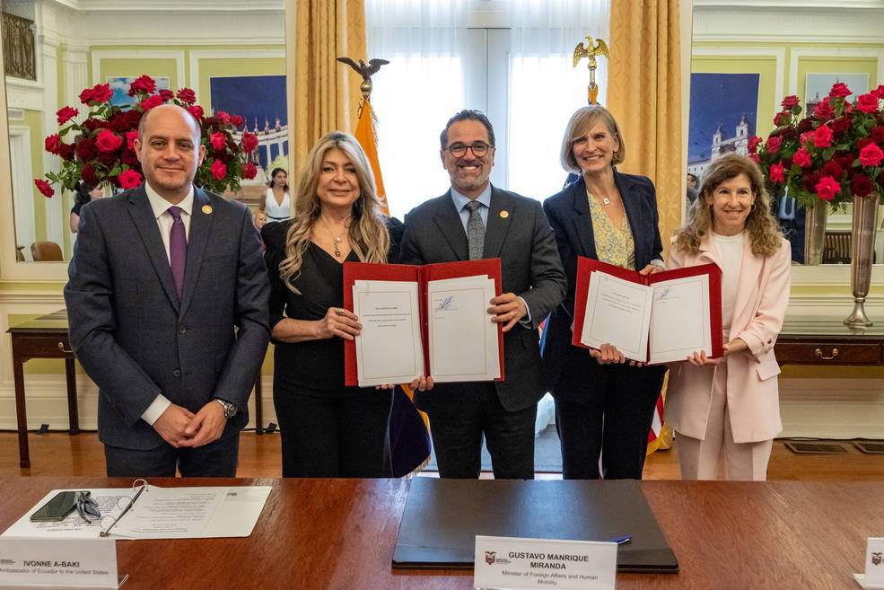 Ecuador is the twenty sixth country to sign the Artemis Accords, which establish a practical set of principles to guide space exploration cooperation among nations participating in NASAs Artemis program.