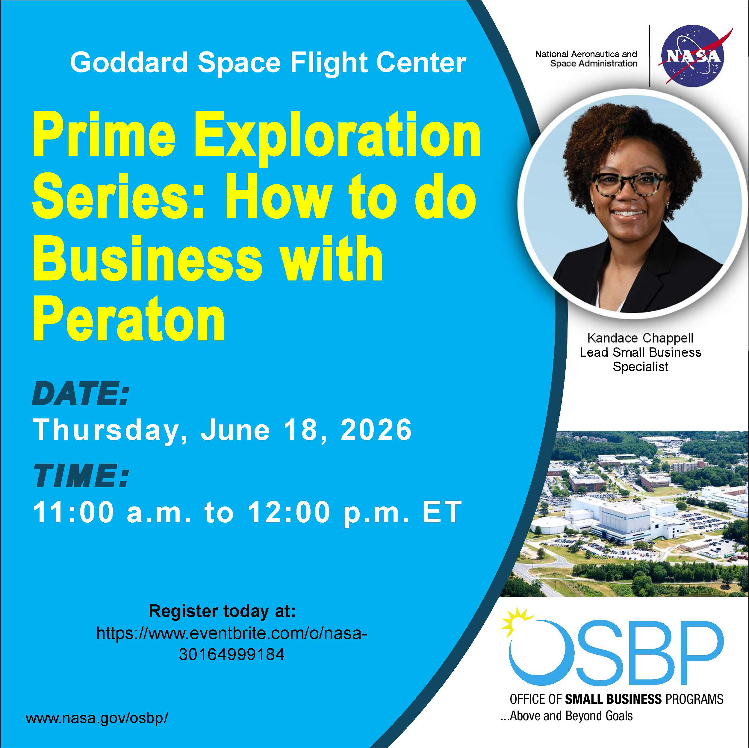 NASA OSBP GSFC Prime Exploration Series -How to do Business with Peraton