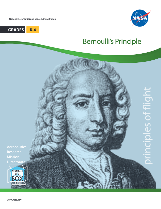 Four Forces (K-4 and 5-8) cover showing an illustration of Bernoulli.