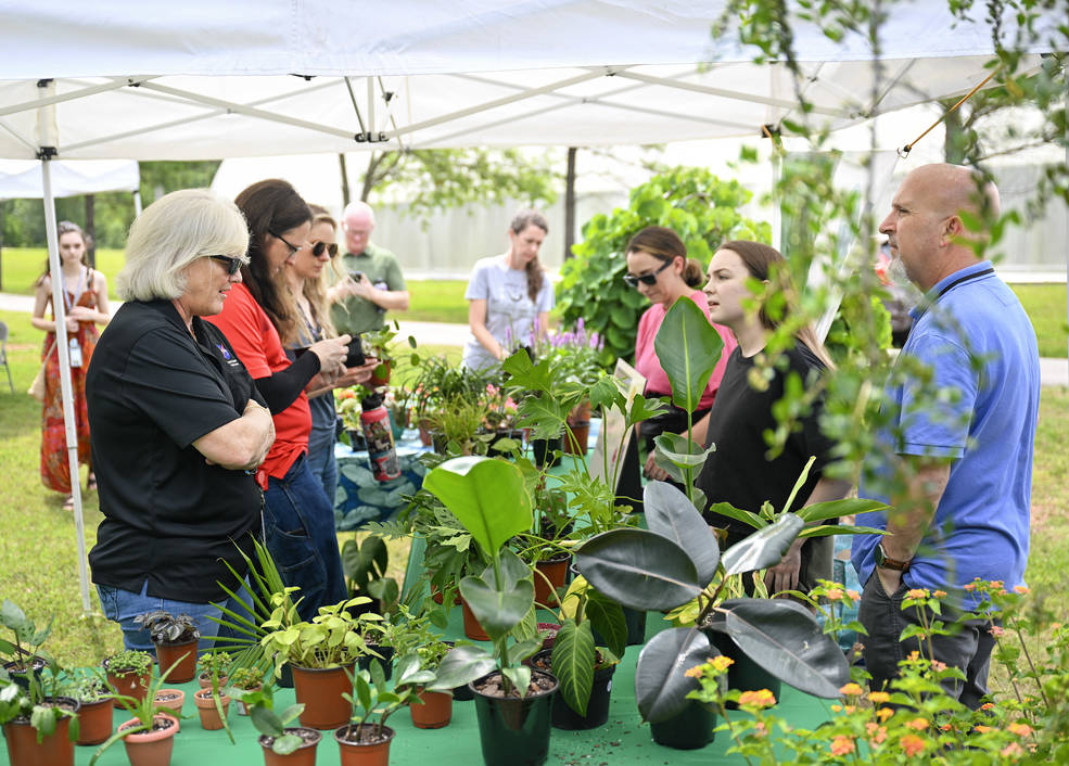 During the Pollinator Week event, nearly 100 Marshall team members explored the centers pollinator garden, which is situated between Building 4315 and the Redstone Arsenal walking trail.