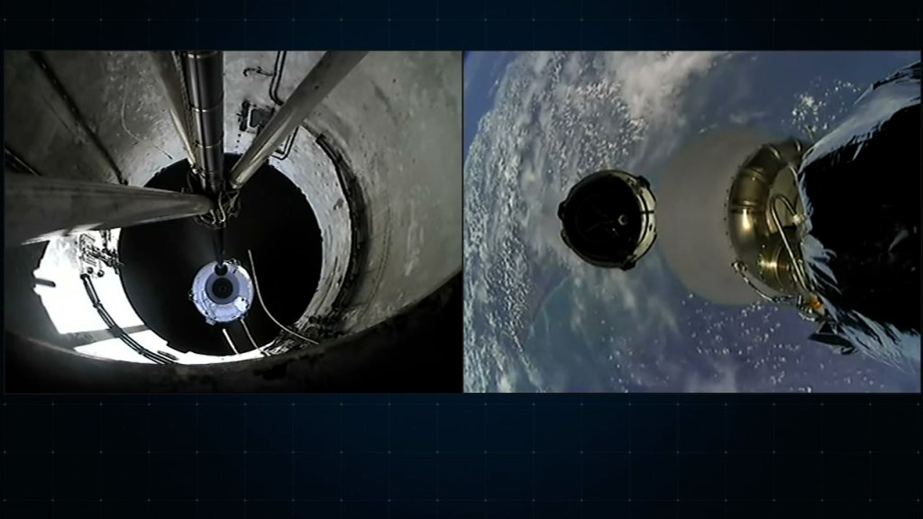 
			Main Engine Cutoff; First Stage Separates - NASA			