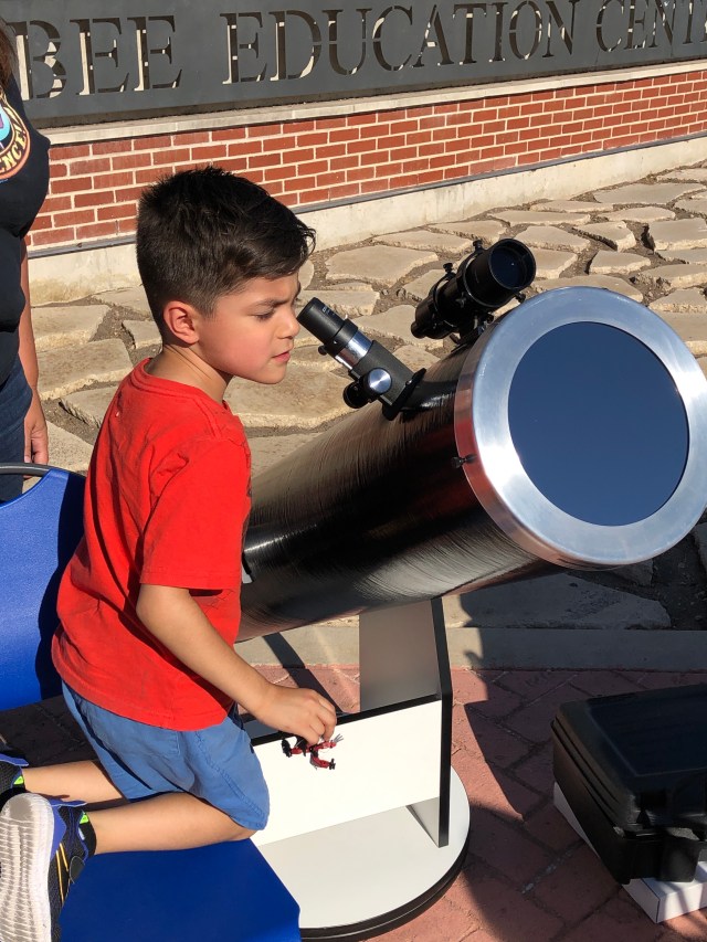 Safely observing the Sun with a solar telescope