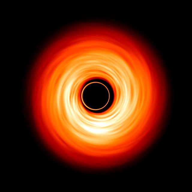 illustration of a black hole