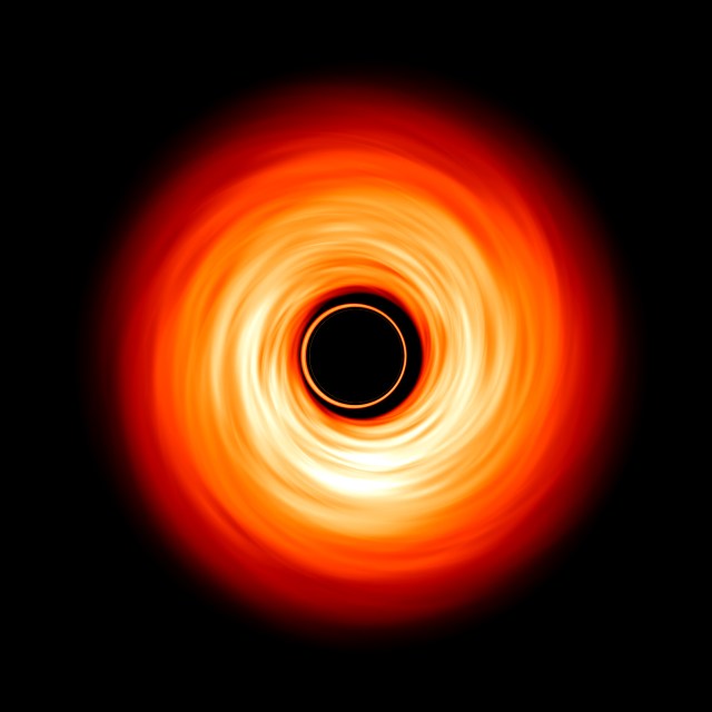 illustration of a black hole