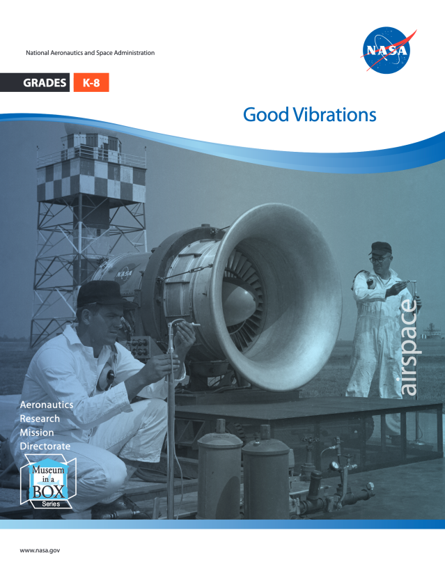 Noise: Good Vibrations cover showing sound engineers preparing for a test. The image is in a duotone blue color.