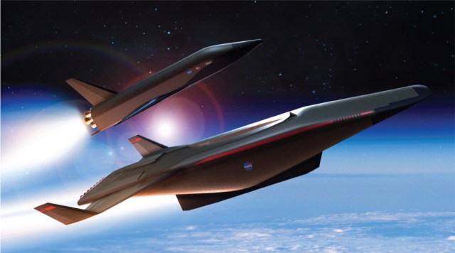 Artist concept of a fully reusable, two-stage-to-orbit space access system.