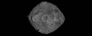 This mosaic of Bennu was created using observations made by NASAs OSIRIS-REx spacecraft, which studied the asteroid in close proximity for over two years.