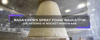 The SLS LVSA with foam on it.