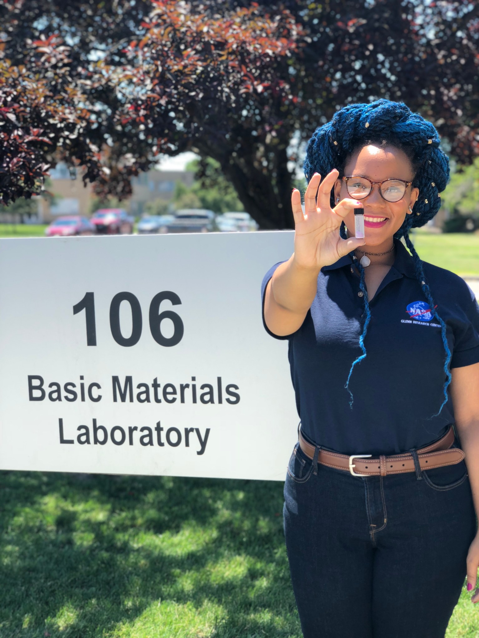 Jamesa Stokes at NASA’s Glenn Research Center.