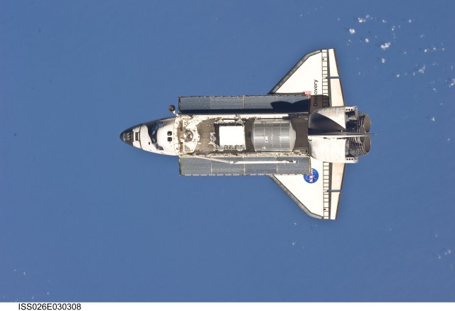 The space shuttle Discovery delivered the ELC-4 and the Permanent Multipurpose Module to the orbital outpost on Feb. 26, 2011.