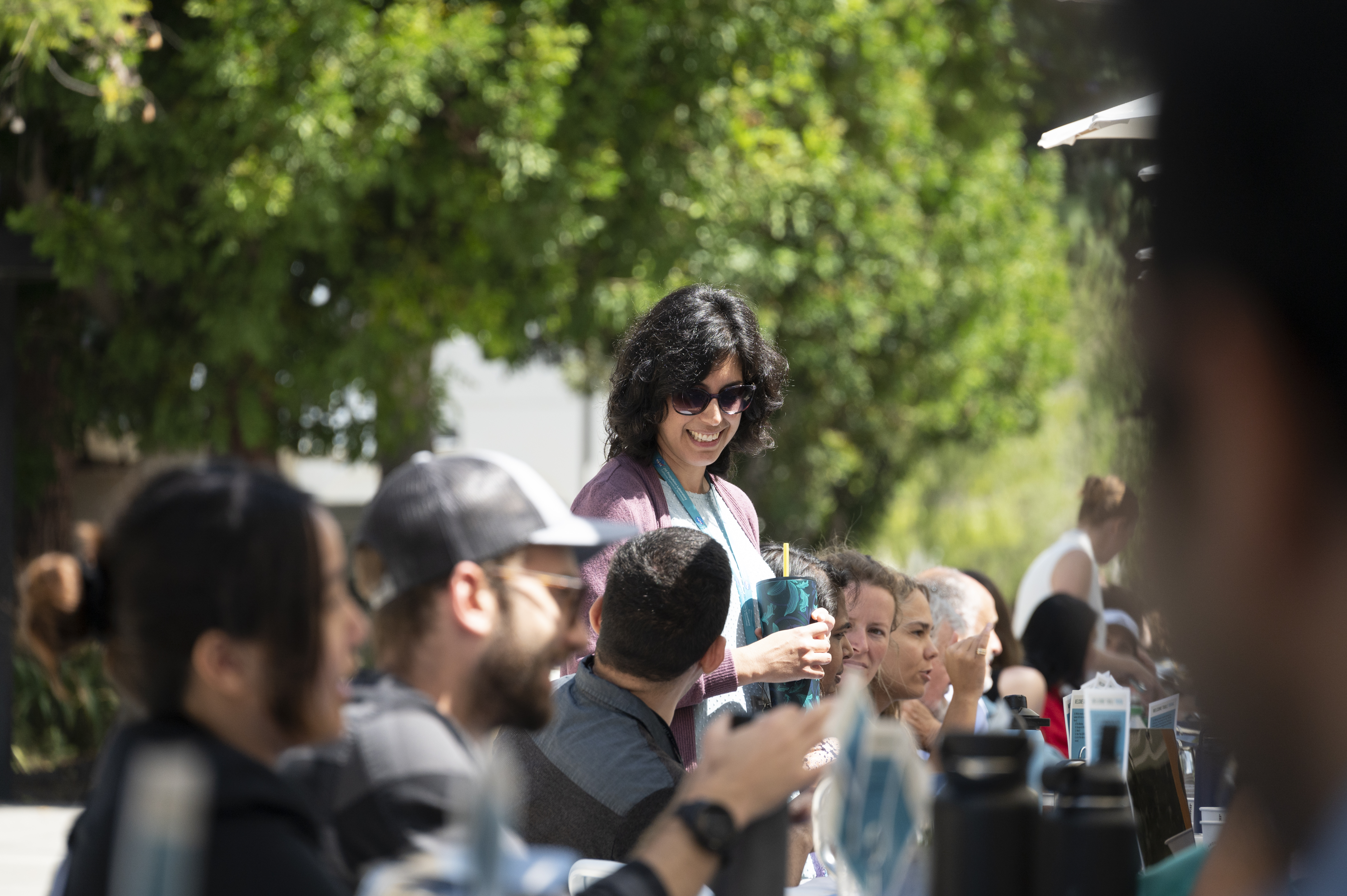JPL’s Welcome Table events bring JPL employees together to share ideas and enjoy conversation.