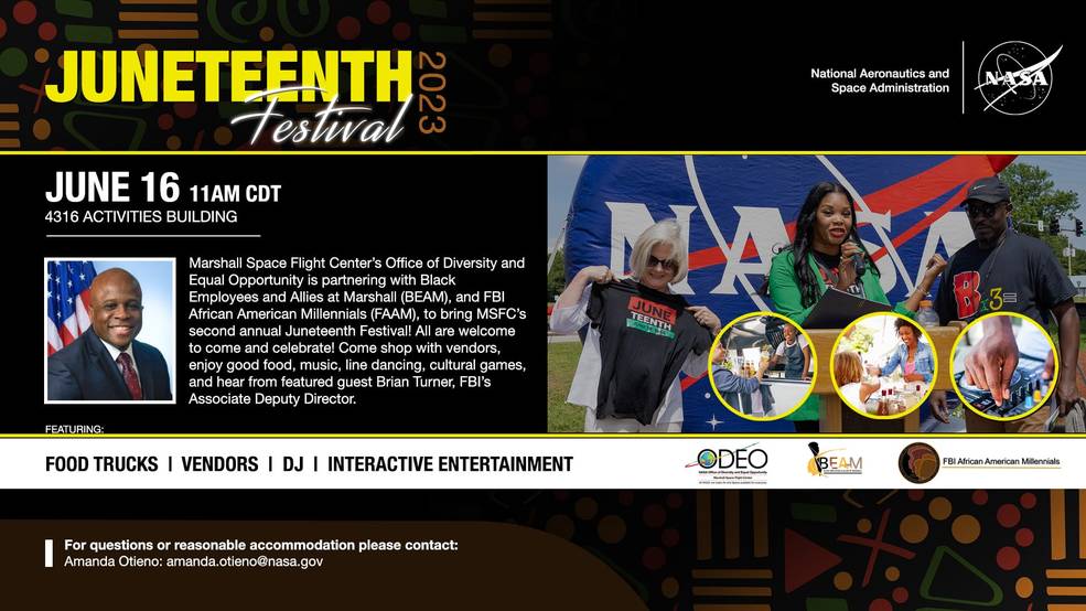 2023 Juneteenth Festival flyer.